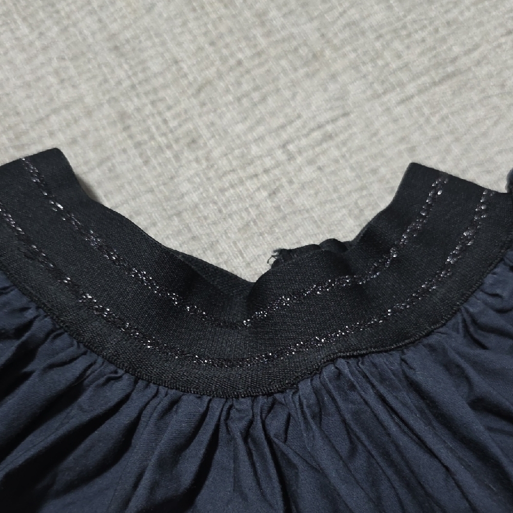 Molo Black Skirt With Colorful Bird Print View 3